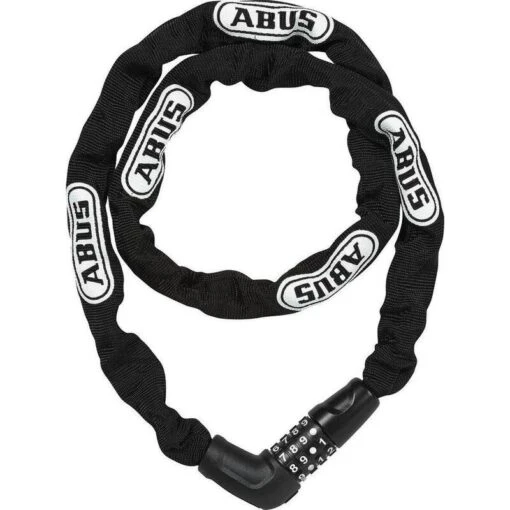 Abus Cadenas Code Steel-O-Chain 5805C/110 Noir -Quechua Soldes Magasin cadenas code steel o chain 5805c110 noir 1